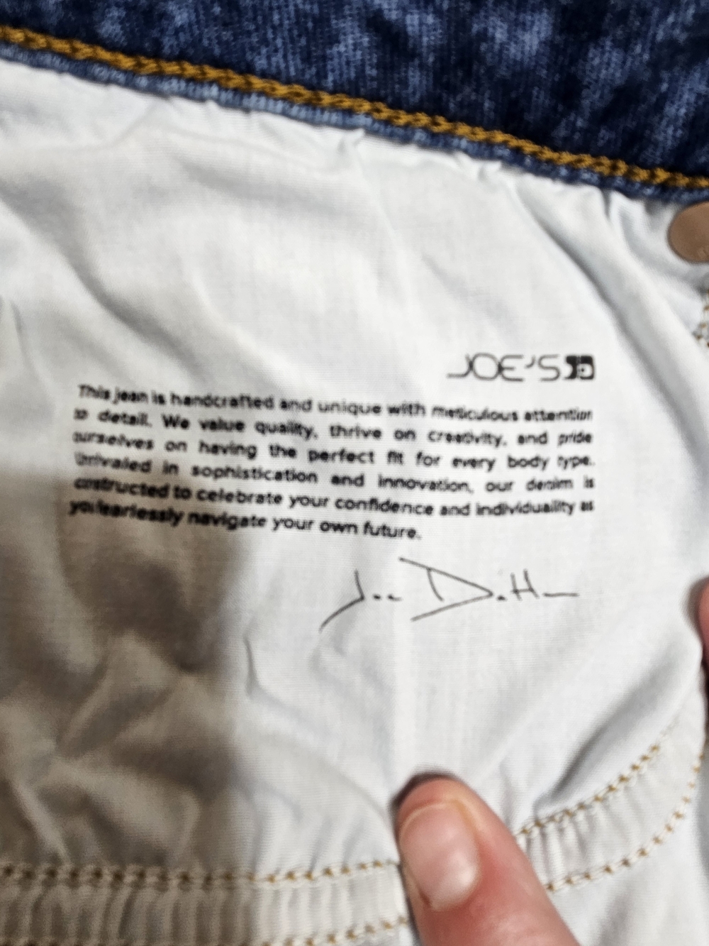 Joe's Jeans Collector's Edition The Ex-Lover Boyfriend Crop -Size 30 - Picture 11 of 11